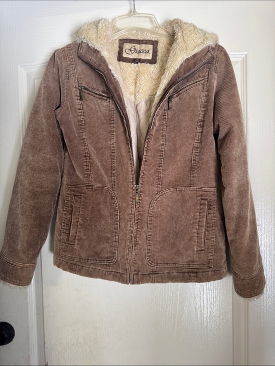 Jackets & Blazers - Giacca vintage Women's Teddy-Lined Corduroy Jacket in Brown💕